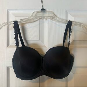 Black convertible bra 34D